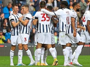 Albion celebrate a goal on their way to a much-needed victory at The Hawthorns on Saturday (Getty/Adam Fradgley)