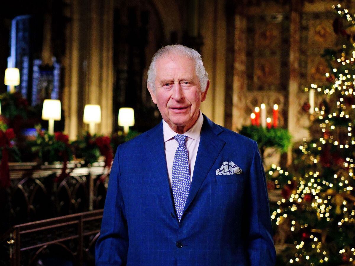 Charles has recorded his first Christmas broadcast as King. Photo: Victoria Jones/PA Wire