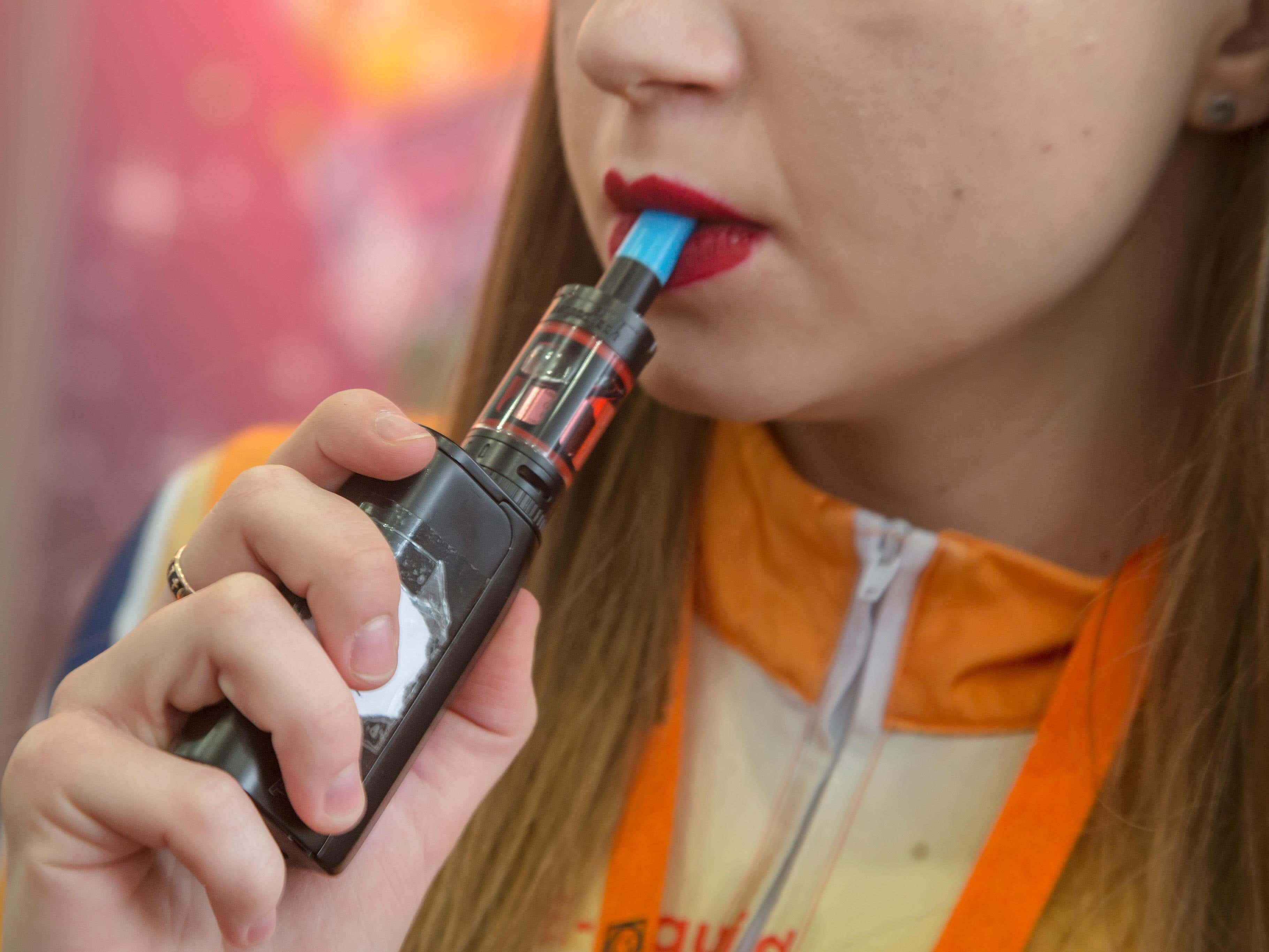 Young girls in the UK drinking, smoking and vaping more than boys