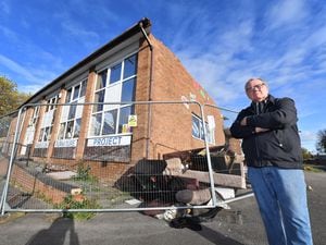 Councillor Paul Bott, who says something should be done about the derelict Leys Hall in Darlaston as he feels the site is a danger