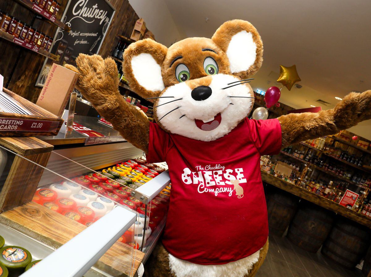 The Chuckling Cheese Company's Mascot Munchie the Mouse