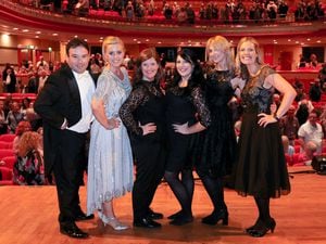 Members of Wolverhampton’s Got 2 Sing Choir shine on stage at Birmingham Symphony Hall, where they performed a charity concert