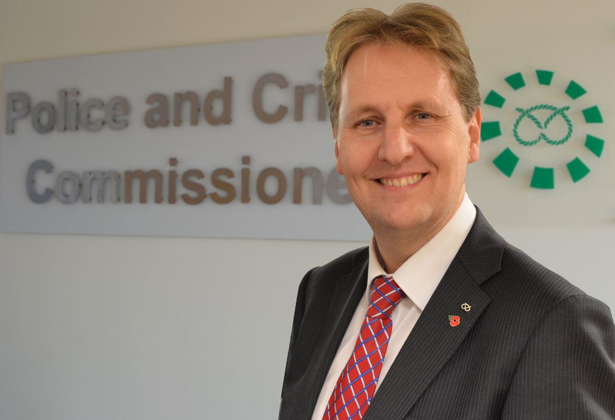 Police and Crime Commissioner for Staffordshire Matthew Ellis 