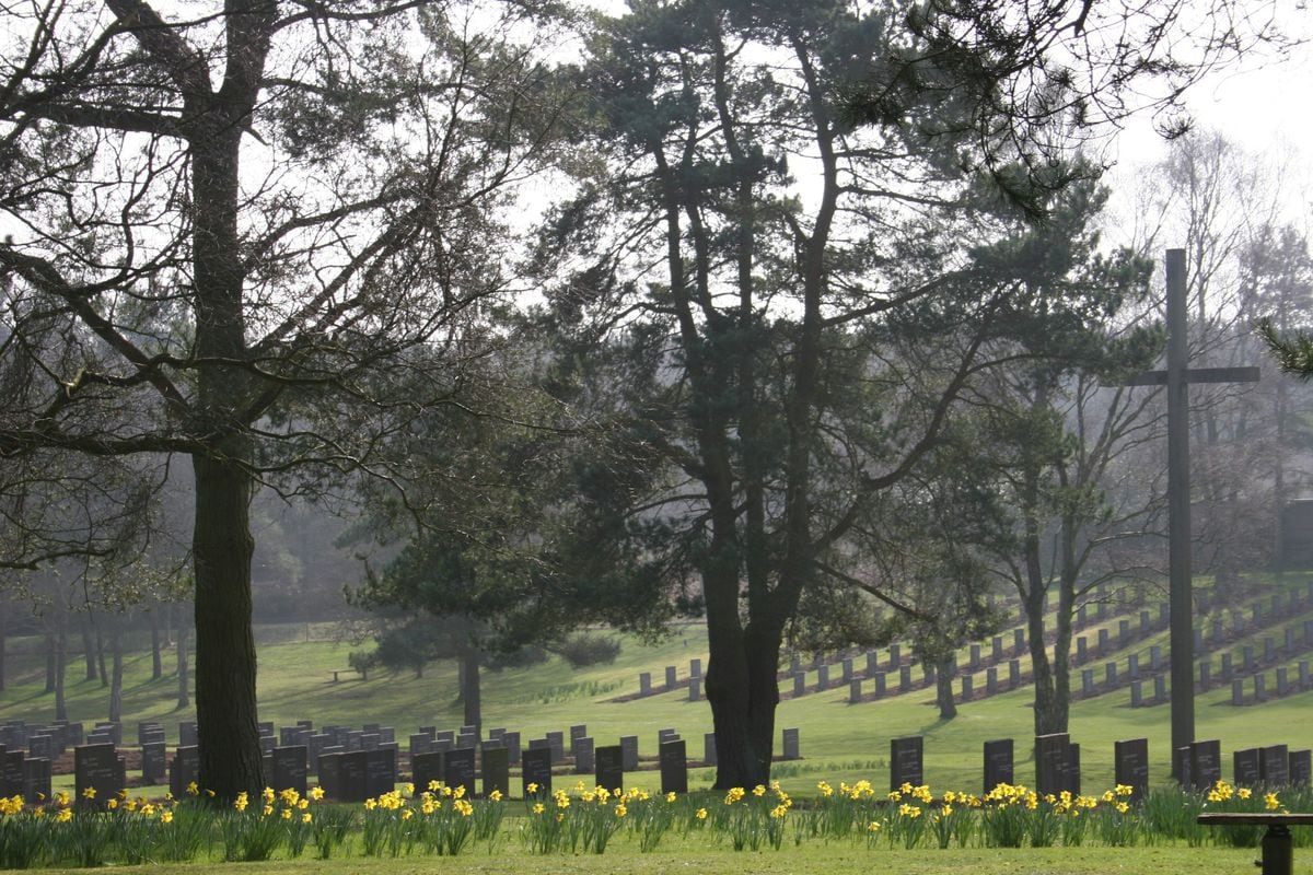 Springtime at the Cannock Chase cemetery