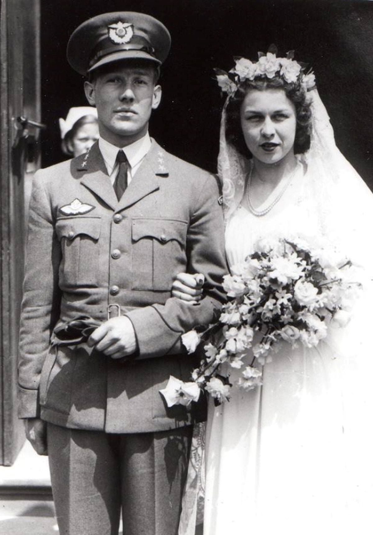 Karl's wedding to Sonja Irgens in June 1941. 