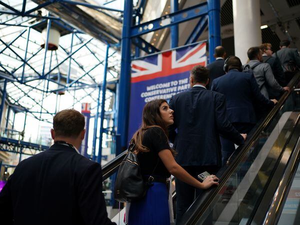The Conservative Party annual conference is taking place at the International Convention Centre in Birmingham.