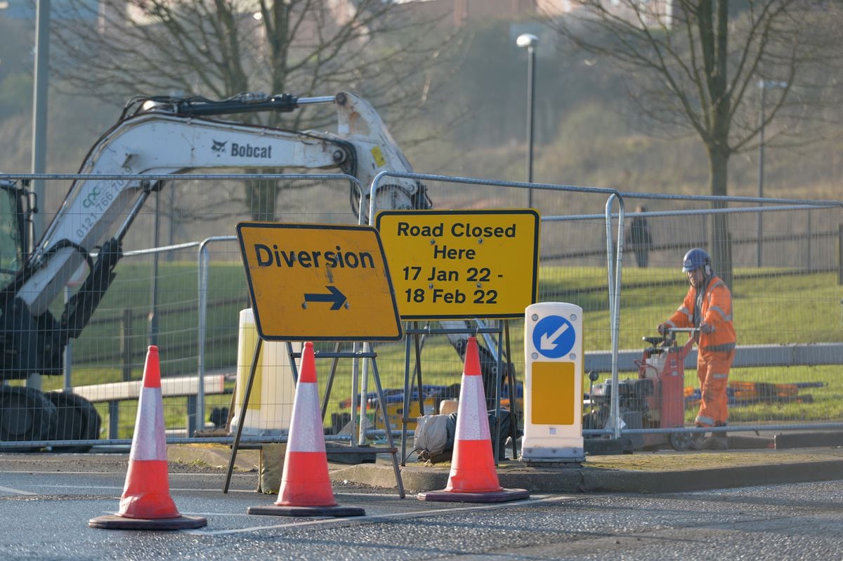 The diversion will be in place until February 18