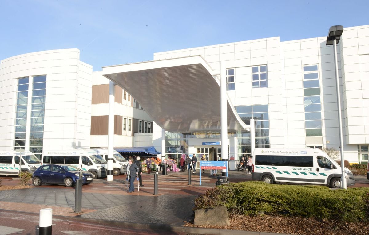 The patient died at Russells Hall Hospital, in Dudley
