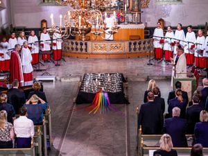 The memorial service was held in Oslo Cathedral