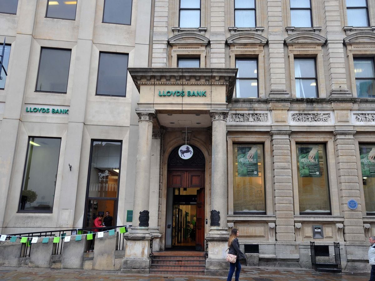 Lloyds Bank in Queen Square, Wolverhampton