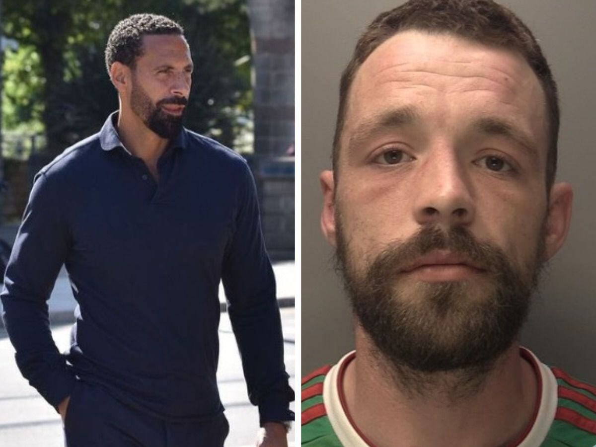Hate-filled yob who 'brought shame' on Wolves jailed for six months for racially abusing Rio Ferdinand