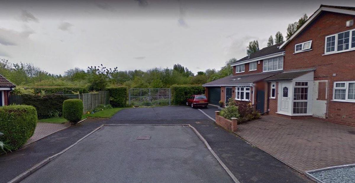 A planned access to new housing off Cricket Close in Walsall is proposed. Photo: Google