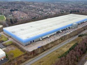 The Amazon fulfilment centre at Rugeley..