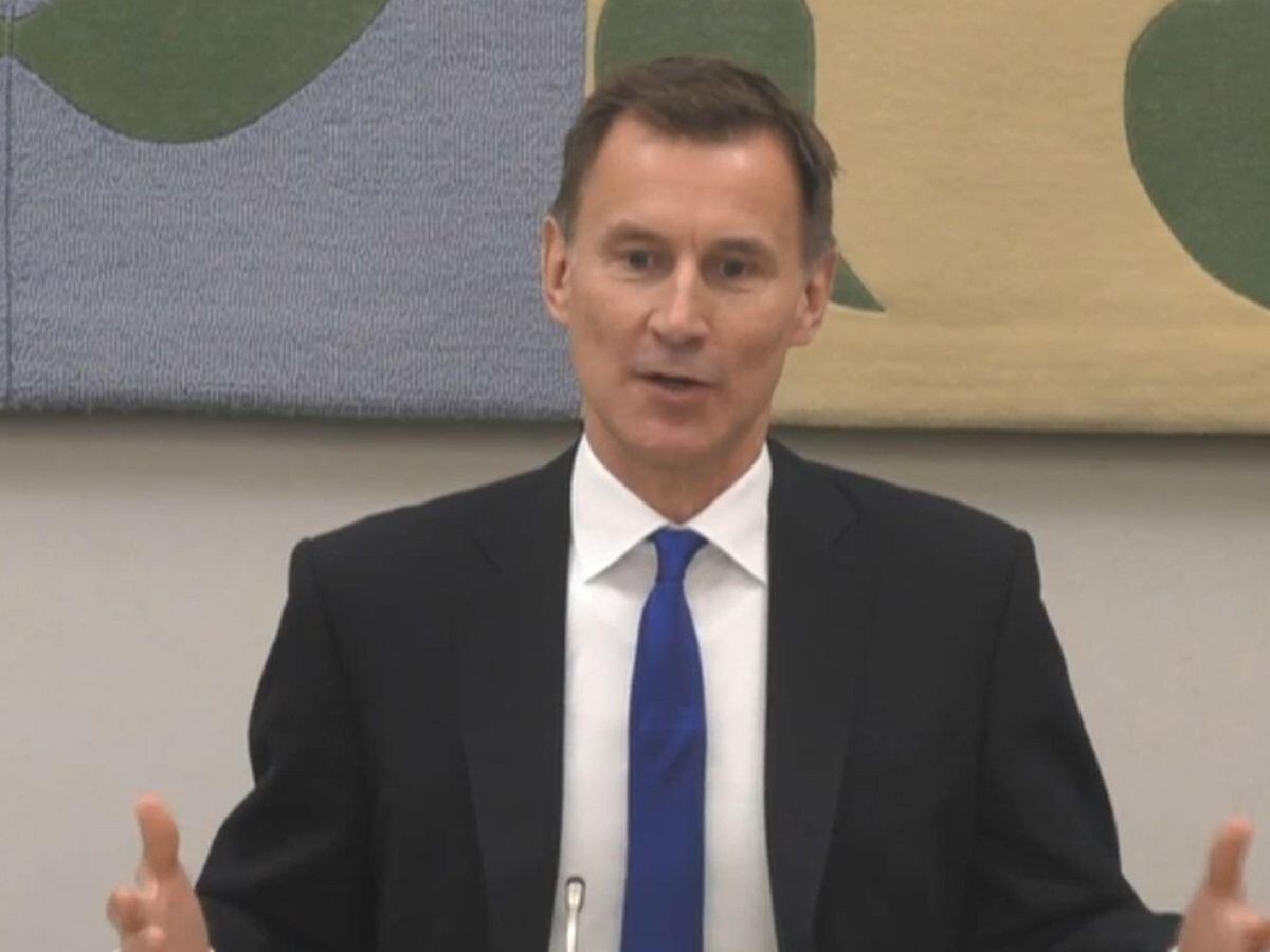 Jeremy Hunt, has said he sat at the top of a "rogue system" when he health secretary (Parliament TV/PA)