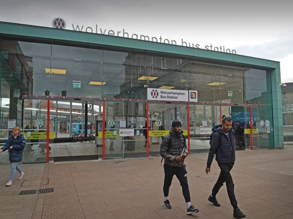 Wolverhampton Bus Station was quieter than usual, with only a few buses running from other providers