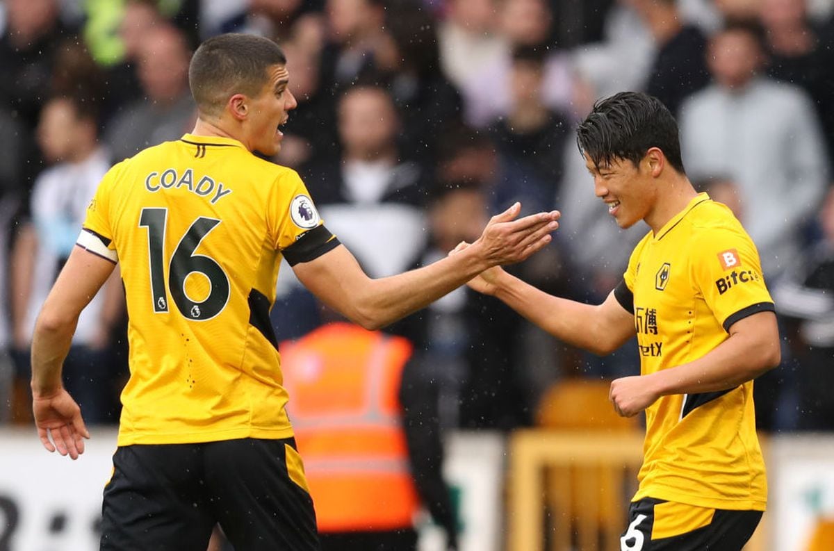 Conor Coady and Hwang (Getty)