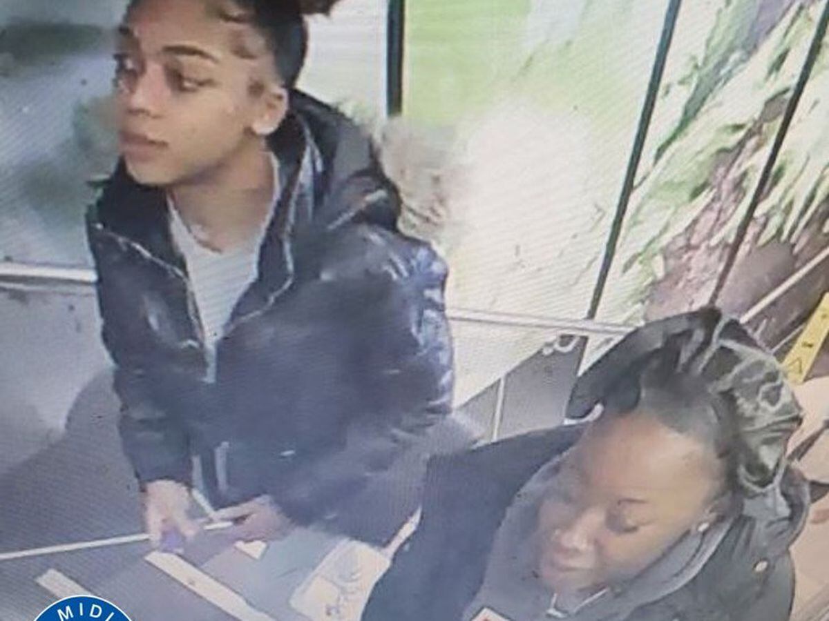 West Midlands Police are looking for help identifying these two woman. Photo: West Midlands Police