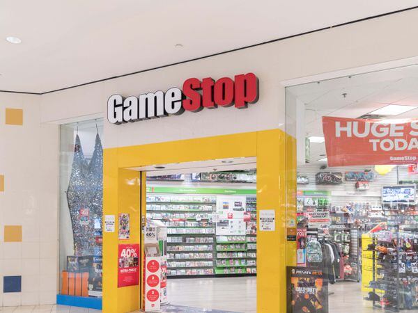 A GameStop branch in the US