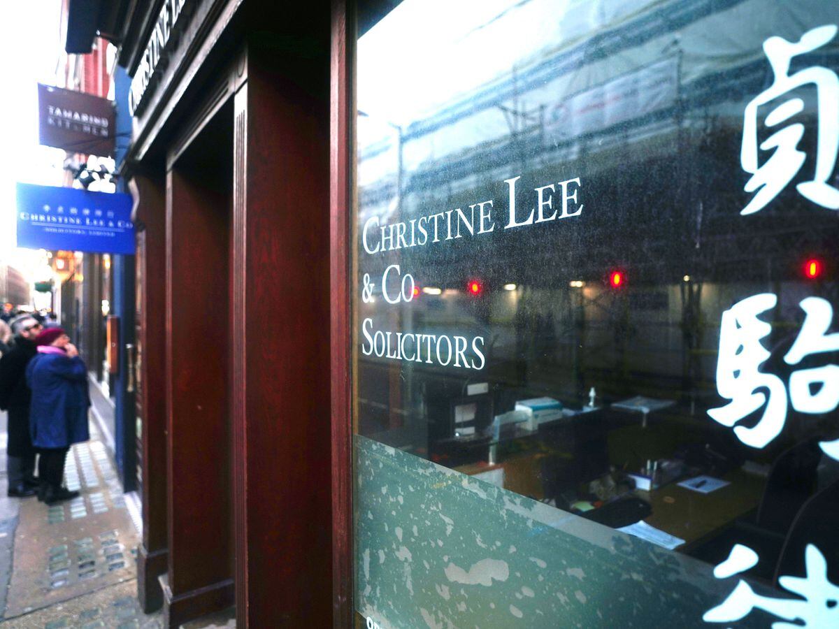 The offices of solicitor Christine Lee in central London