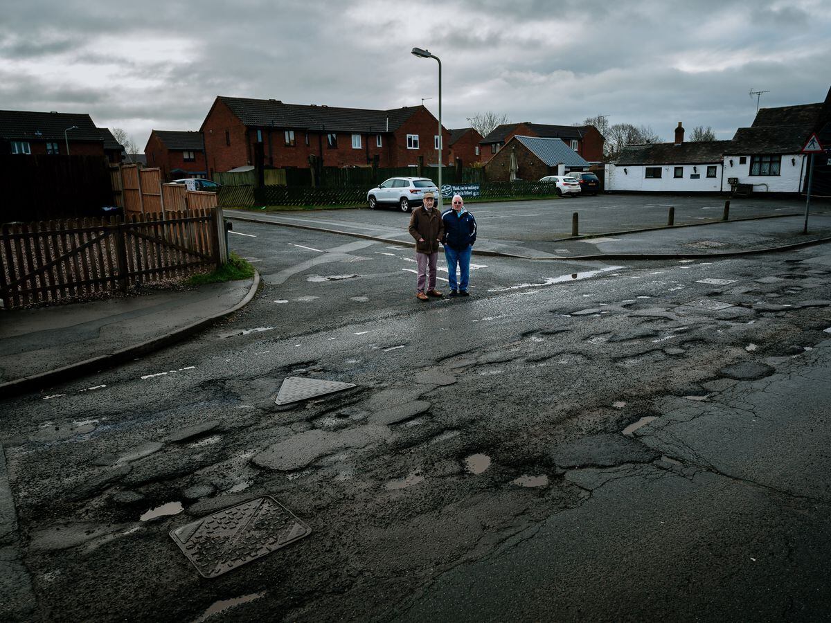 Residents are concerned about potholes in Shifnal