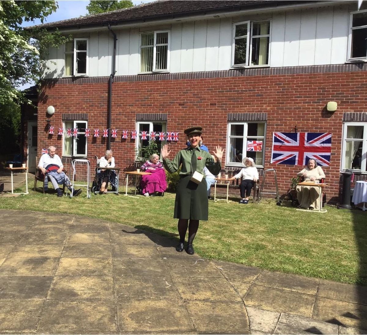 VE Day celebrations at Swan House care home in Willenhall