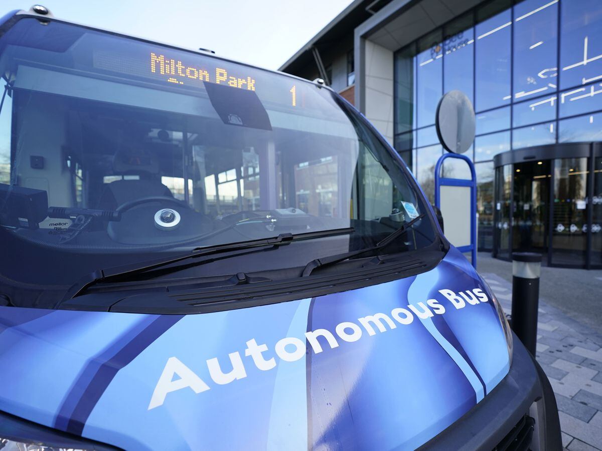 The UK's first self-driving electric bus