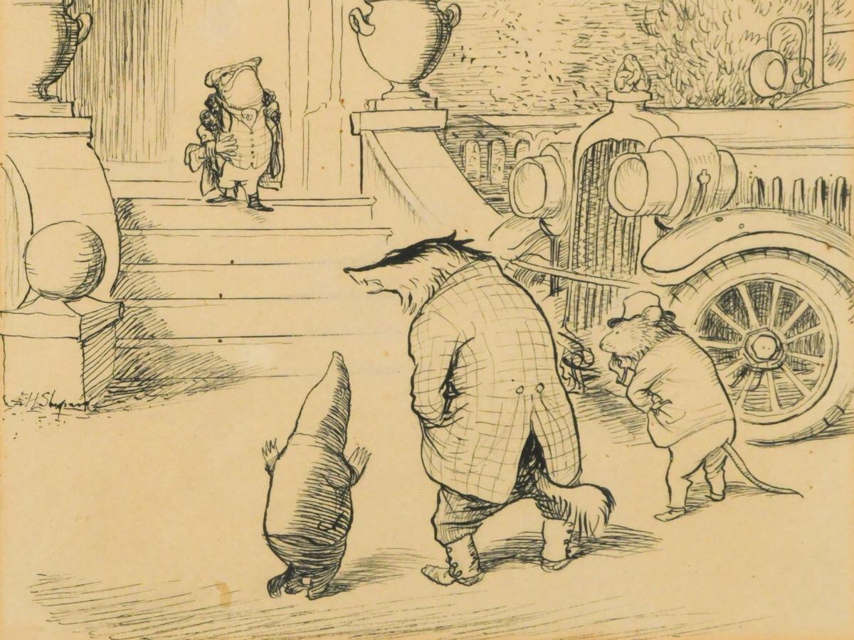 Wind In The Willows illustration sells at auction for more than £33,000 ...
