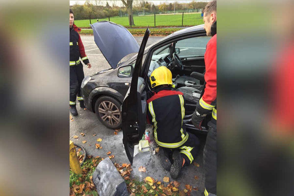 Mother rescues children from Brierley Hill car fire
