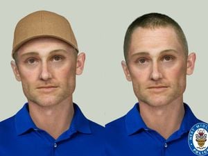 Forensic artists have released images of what Phillip Harris he might look like now, 23 years on. Images: West Midlands Police.