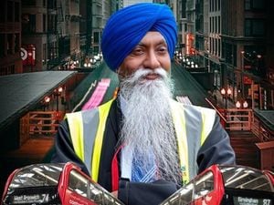 Ranjit Singh combined his love for driving and singing to create the video. Photo: National Express West Midlands