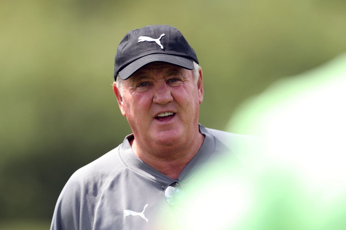 Steve Bruce Head Coach / Manager of West Bromwich Albion at West Bromwich Albion Training Ground on June 23, 2022 in Walsall, England. (Photo by Adam Fradgley/West Bromwich Albion FC via Getty Images).