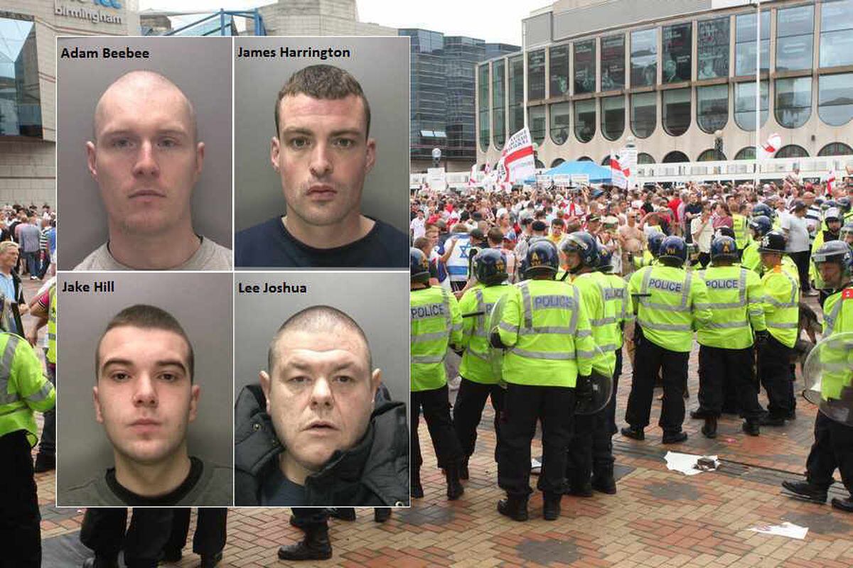 EDL supporter who clashed with police while on crutches jailed for 16 months
