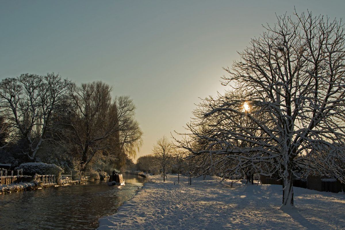 Wintery sunshine filters through by the waterside in Fordhouses. Picture: Martyn Tattam 