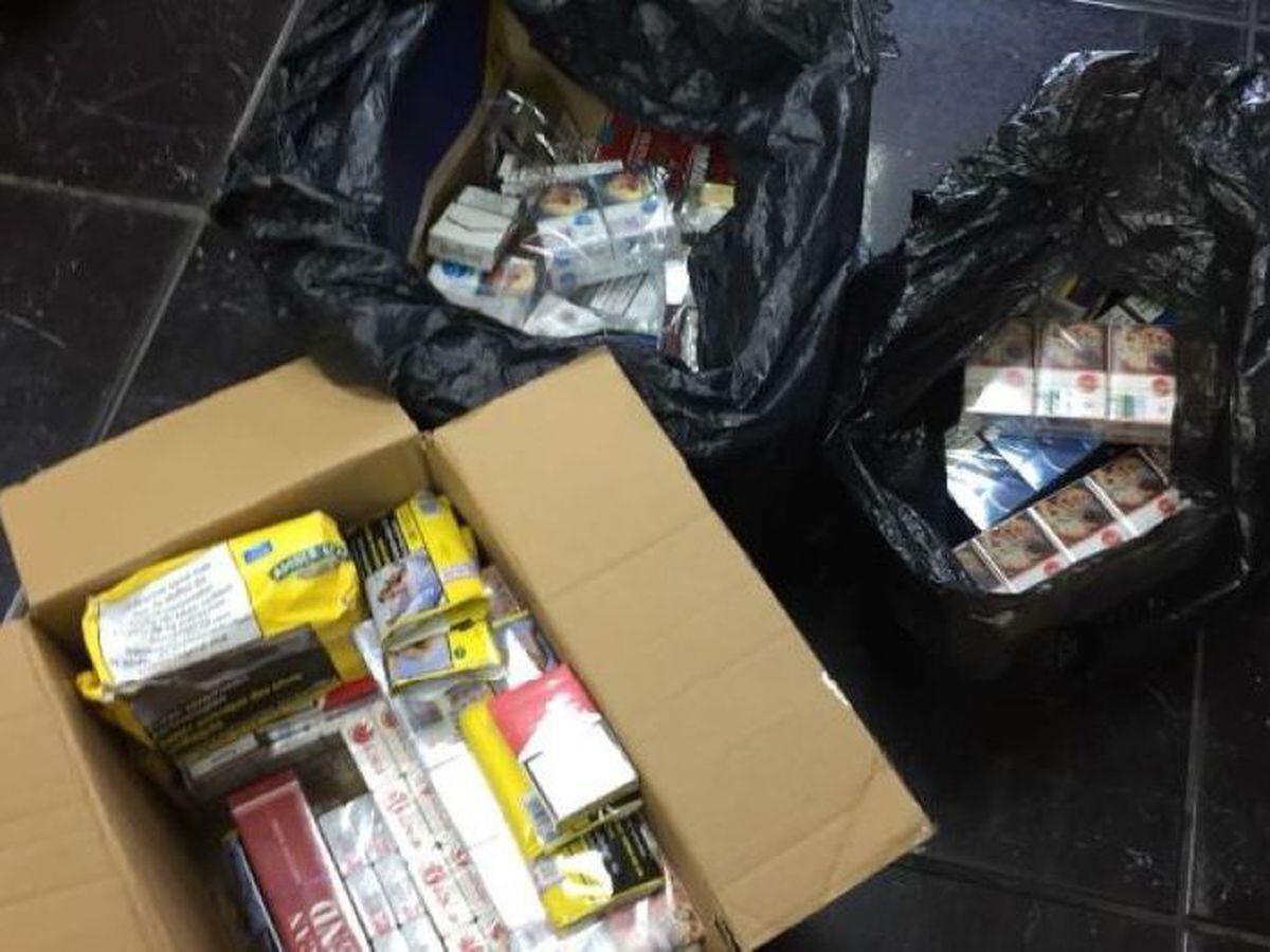 The stash of tobacco was discovered at APO Pleck supermarket 