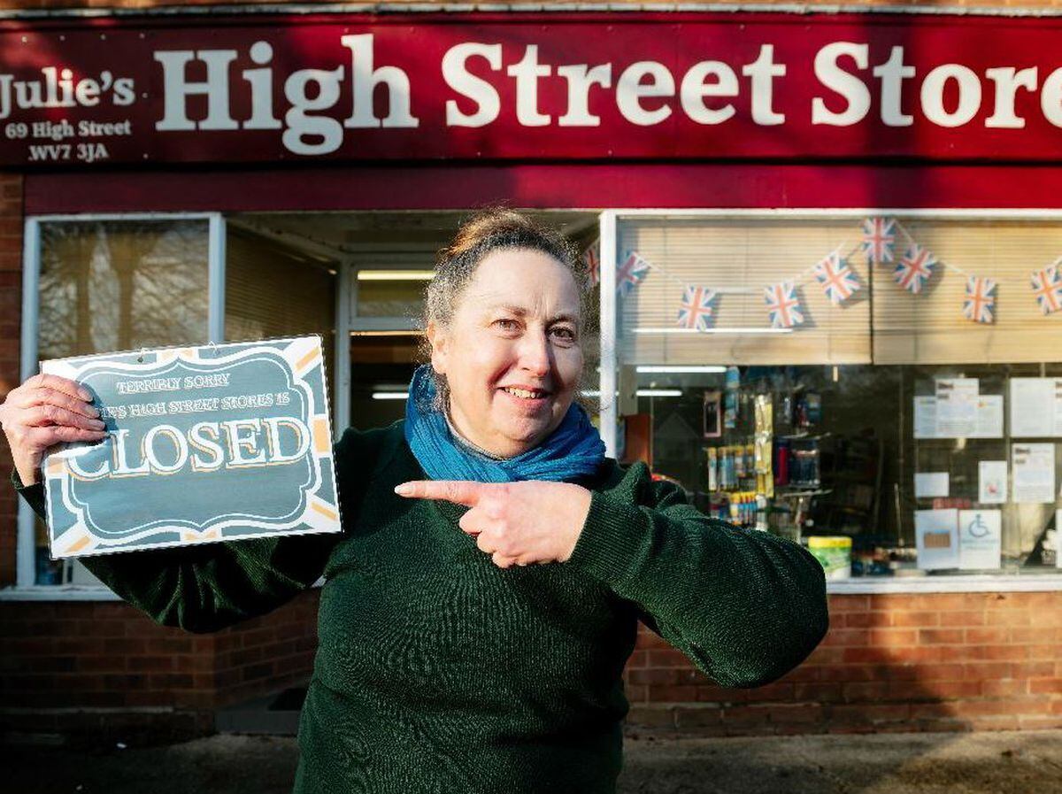 After starting in 2004, Julie Beddis is closing her store in Albrighton - Julie's High Street Stores