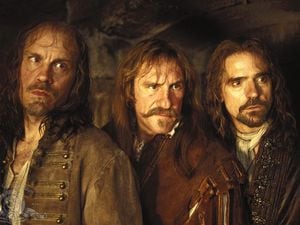 All for one and one for all - John Malkovich, Gérard Depardieu and Jeremy Irons in The Man in the Iron Mask