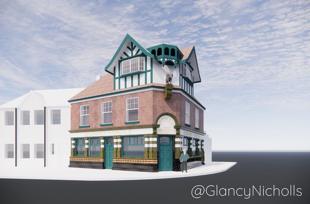 An artist's impression of how the pub will look. Photo: BCLM