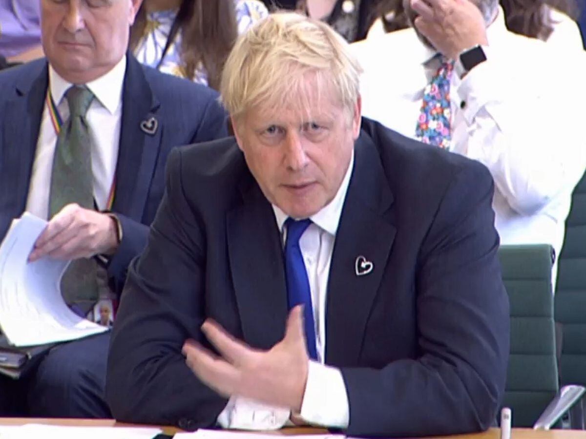 Prime Minister Boris Johnson put his troubles to one side to meet a grieving family