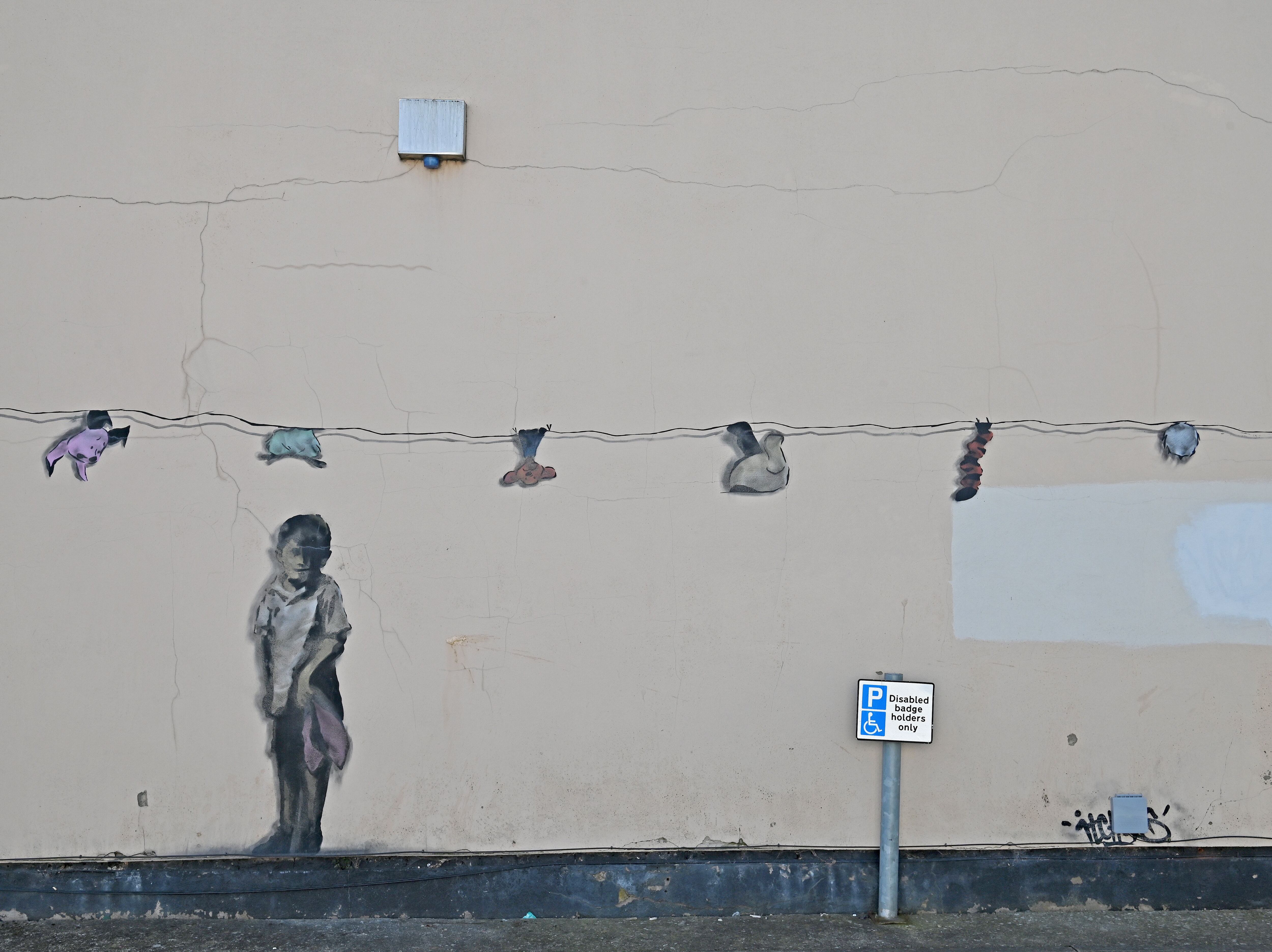 Could it be Banksy? Mystery over artist responsible for mural in Brownhills car park