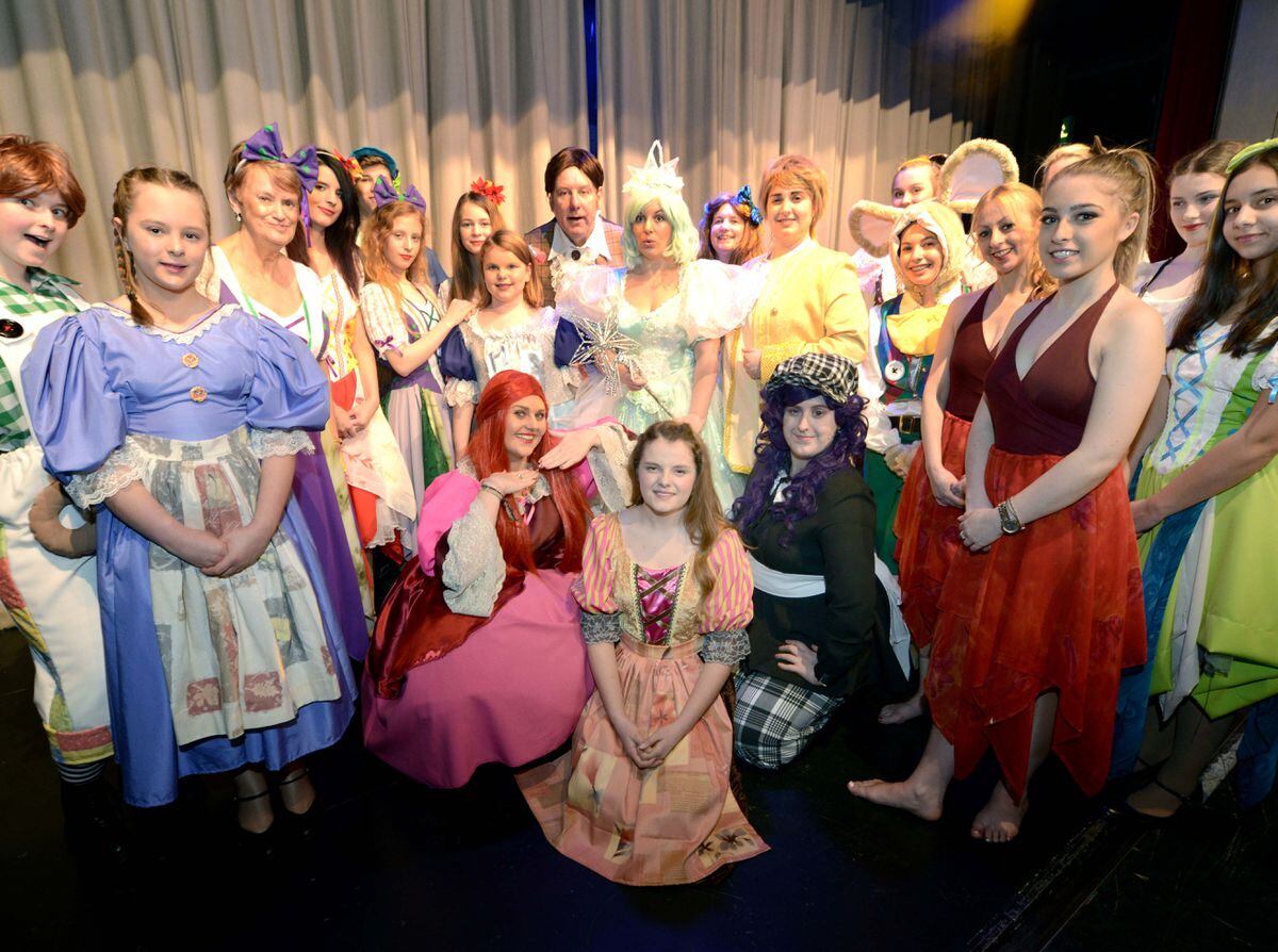 Darcy Grainger, Amelie Alderson and Holly Mills along with the rest of Cinderella which will be performed by Startime Variety at Netherton Arts Centre, Northfield Road, Dudley