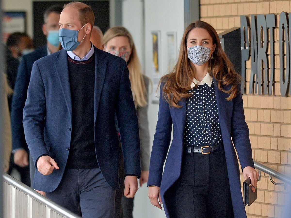 The Duke and Duchess of Cambridge visited The Way Youth Zone in Wolverhampton