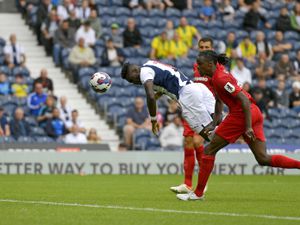Daryl Dike of West Bromwich Albion scores a goal during the Pre-Season Friendly between West Bromwich Albion and Hertha Berlin at The Hawthorns on July 23, 2022 in West Bromwich, England. (Photo by Malcolm Couzens - WBA/West Bromwich Albion FC via Getty Images).