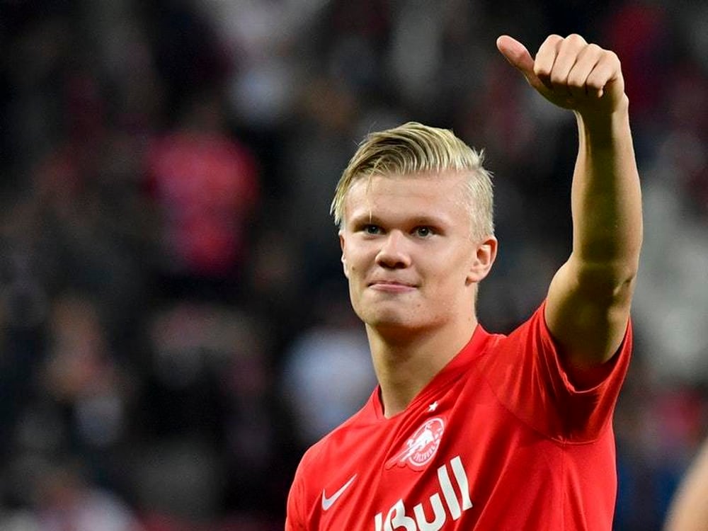 Erling Braut Haaland – the teenager peppering the goal for Salzburg