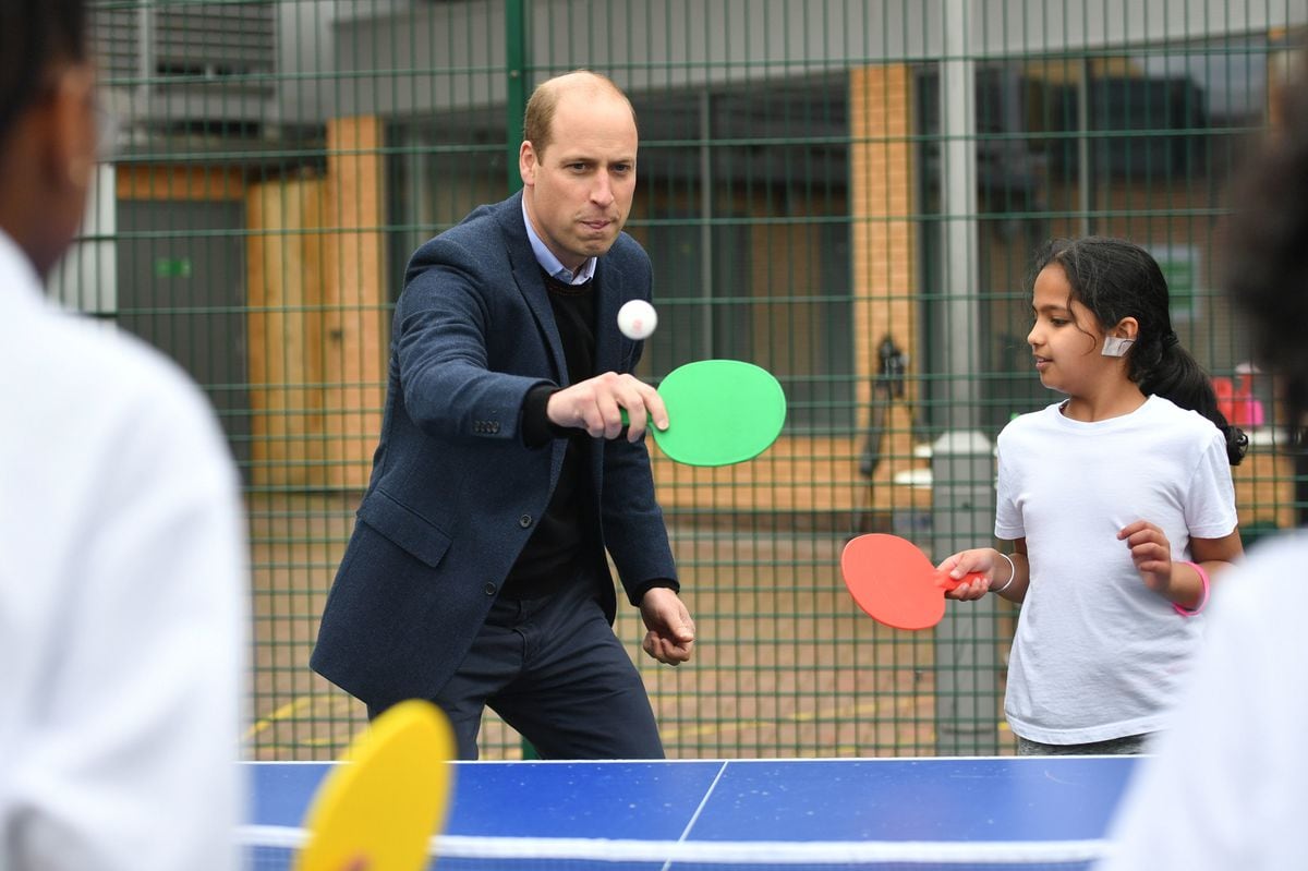 Table tennis time for William