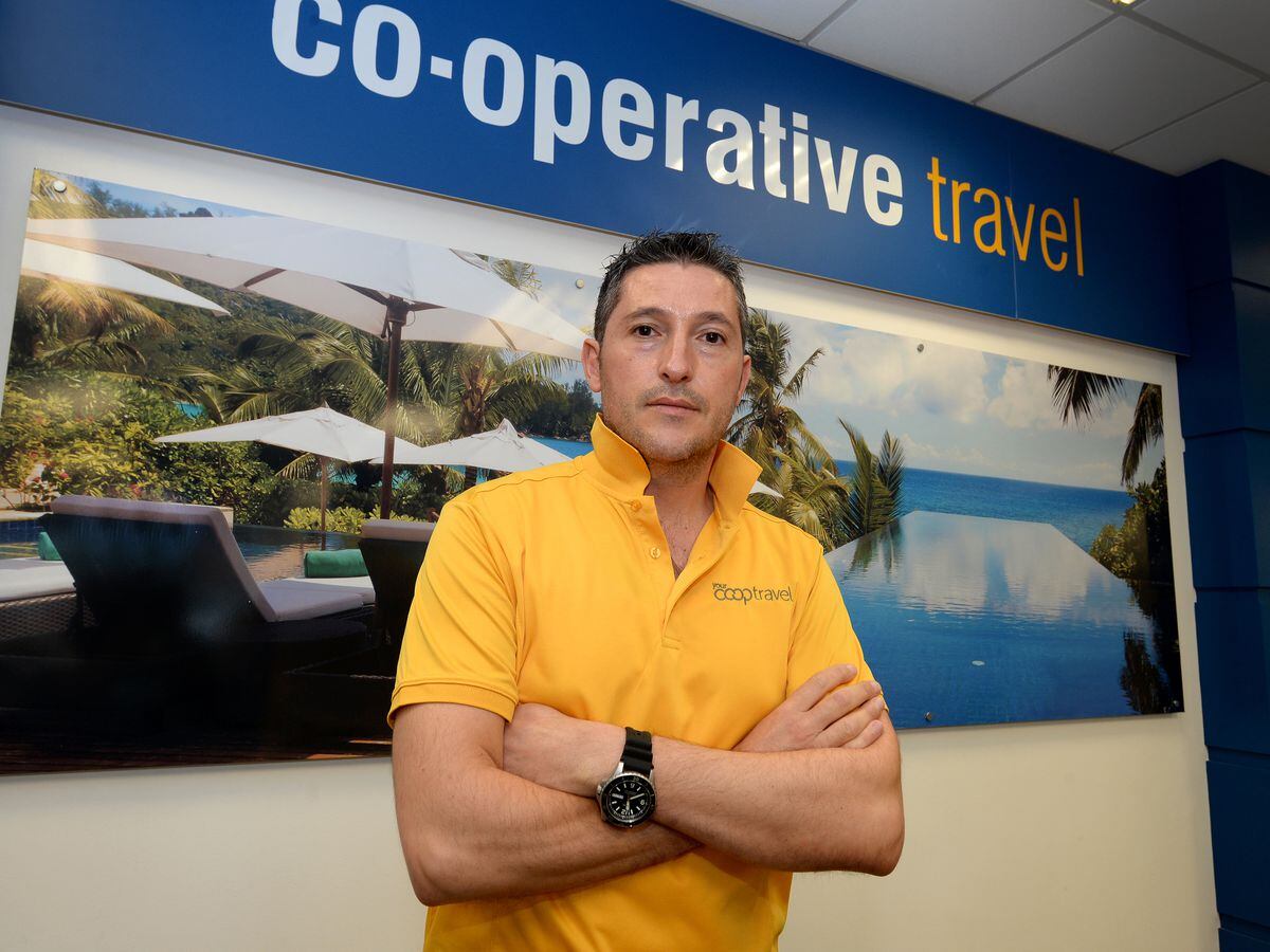 Peter Bruno, gestionnaire de voyages pour Your Co-op Travel Walsall et Bloxwich