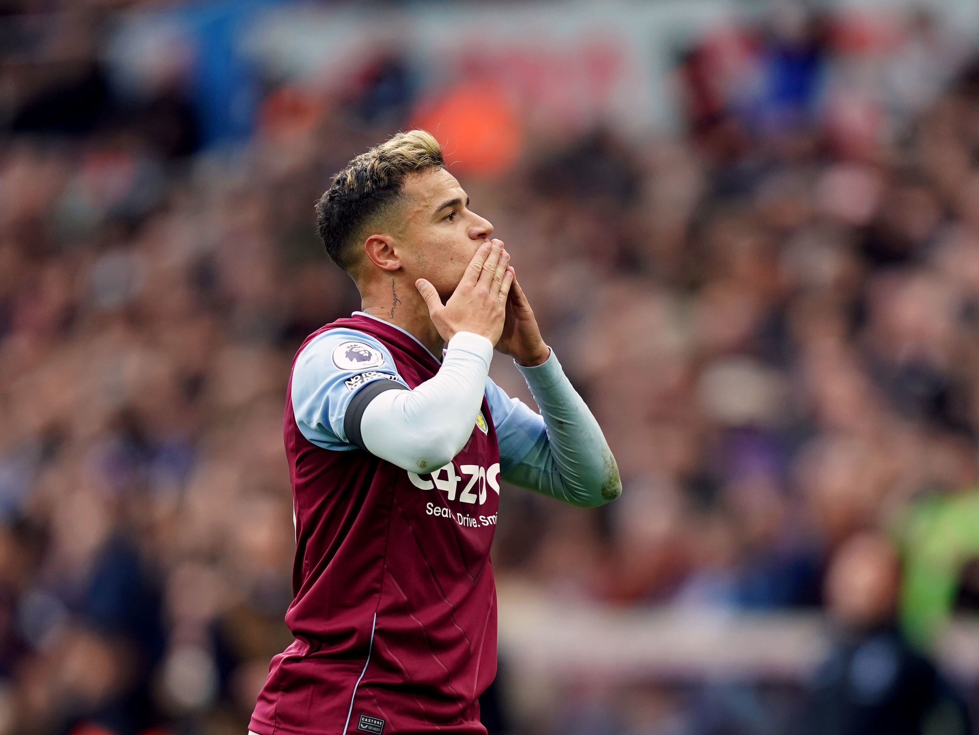 Aston Villa's Philippe Coutinho facing month out with hamstring injury