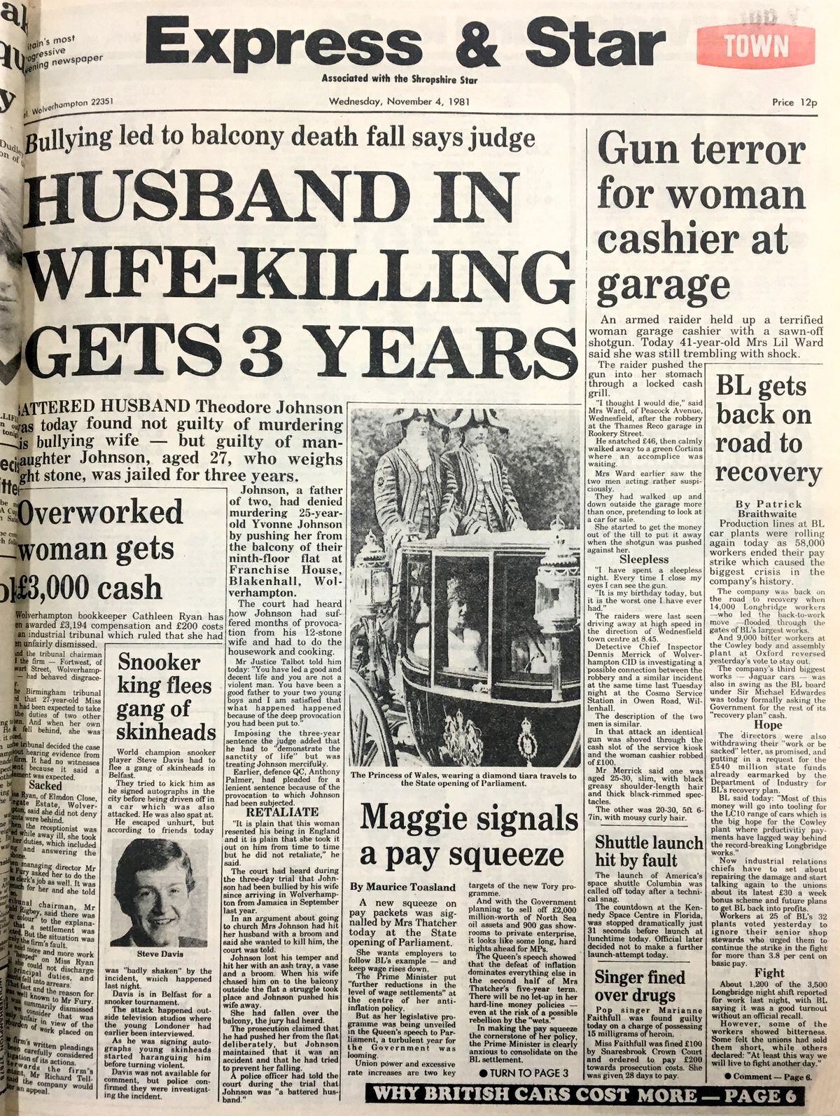 The Express & Star reported on the verdict from the trial in 1981