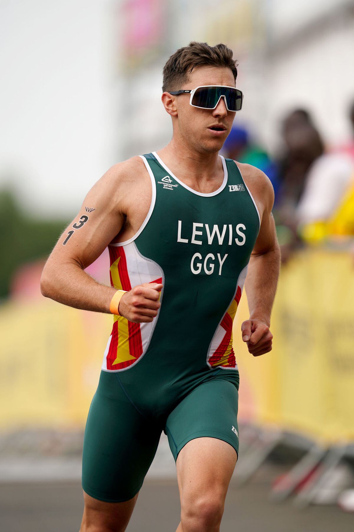 Guernsey's Josh Lewis said the setting for the triathlon was an amazing one. Photo: David Davies/PA Wire