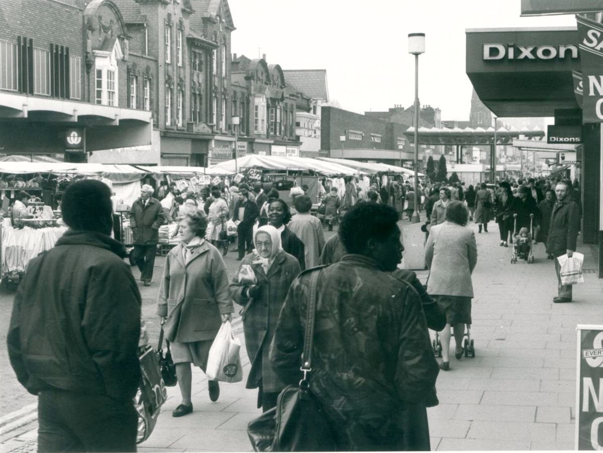Shoppers in High Street