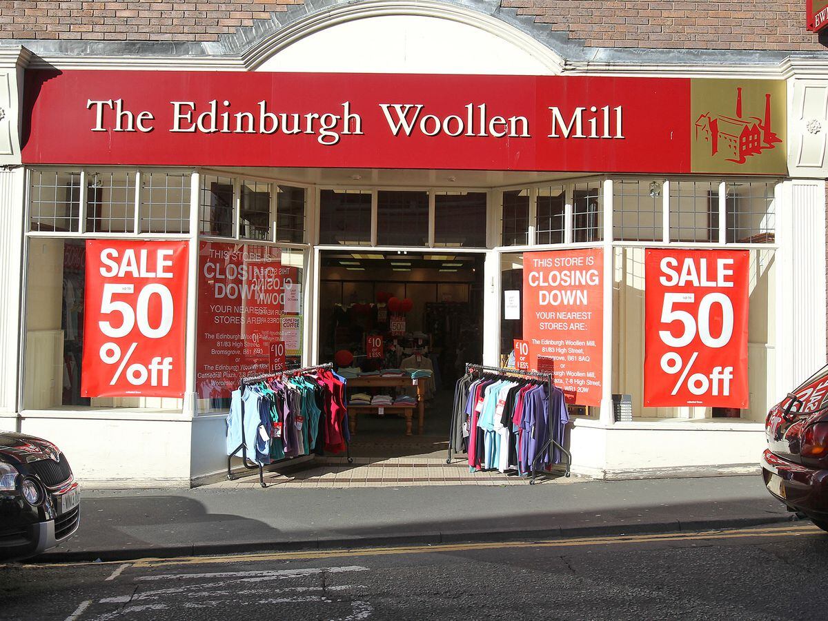 Edinburgh Woollen Mill on brink of insolvency with 24,000 jobs at risk